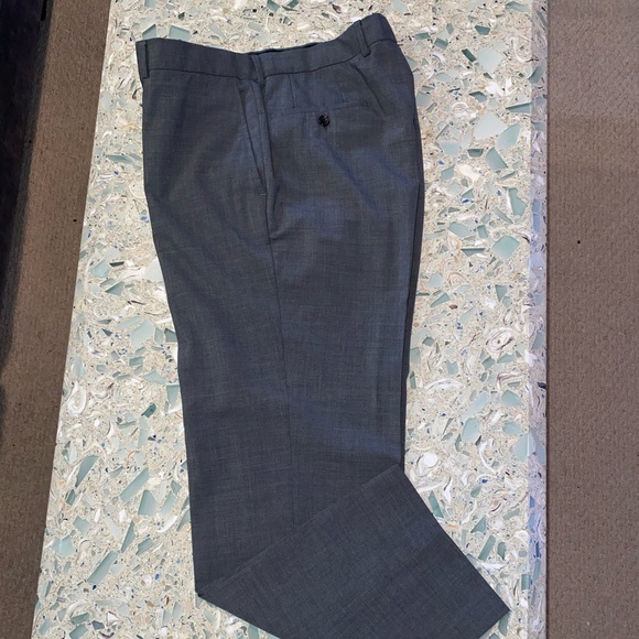 US 38R Mens Hugo Boss Charcoal Grey Pants - Picture 9 of 11